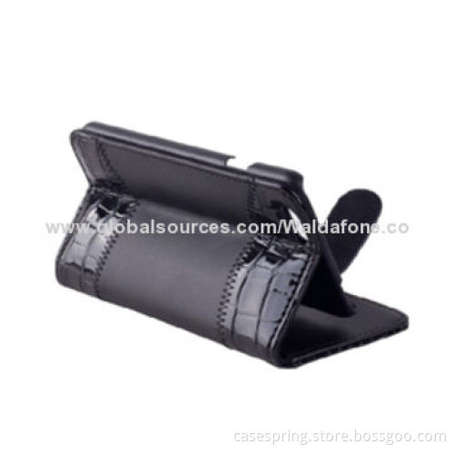Leather Cases for iPhone 6 with Card Slots, Splicing Design